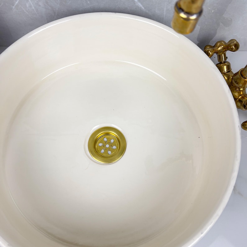 Marokkanisches Keramikwaschbecken im orientalischen Stil #247