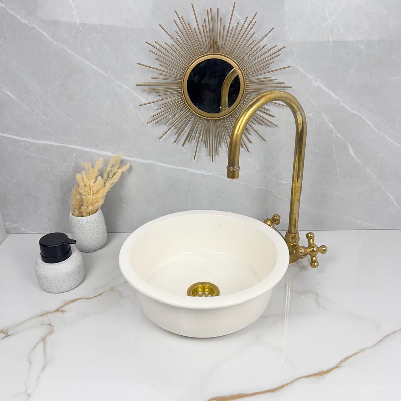Marokkanisches Keramikwaschbecken im orientalischen Stil #239