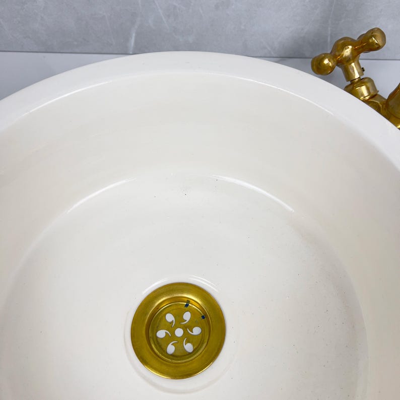 Marokkanisches Keramikwaschbecken im orientalischen Stil #239