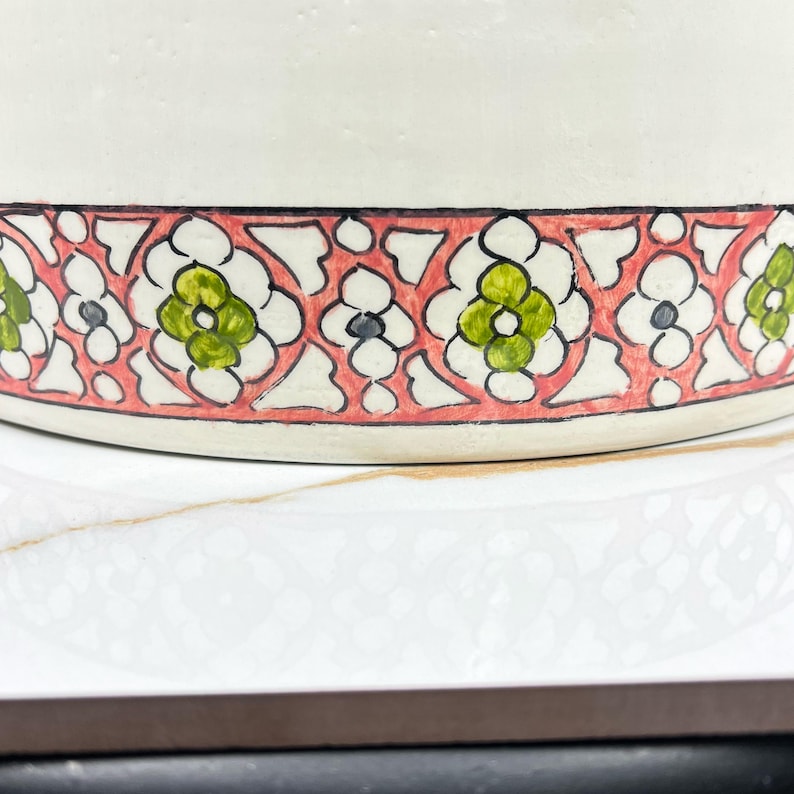 Marokkanisches Keramikwaschbecken im orientalischen Stil #246