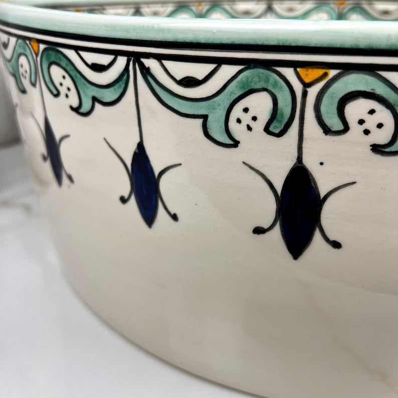 Vasque Marocaine en céramique de style oriental #299