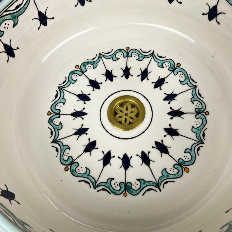 Vasque Marocaine en céramique de style oriental #299