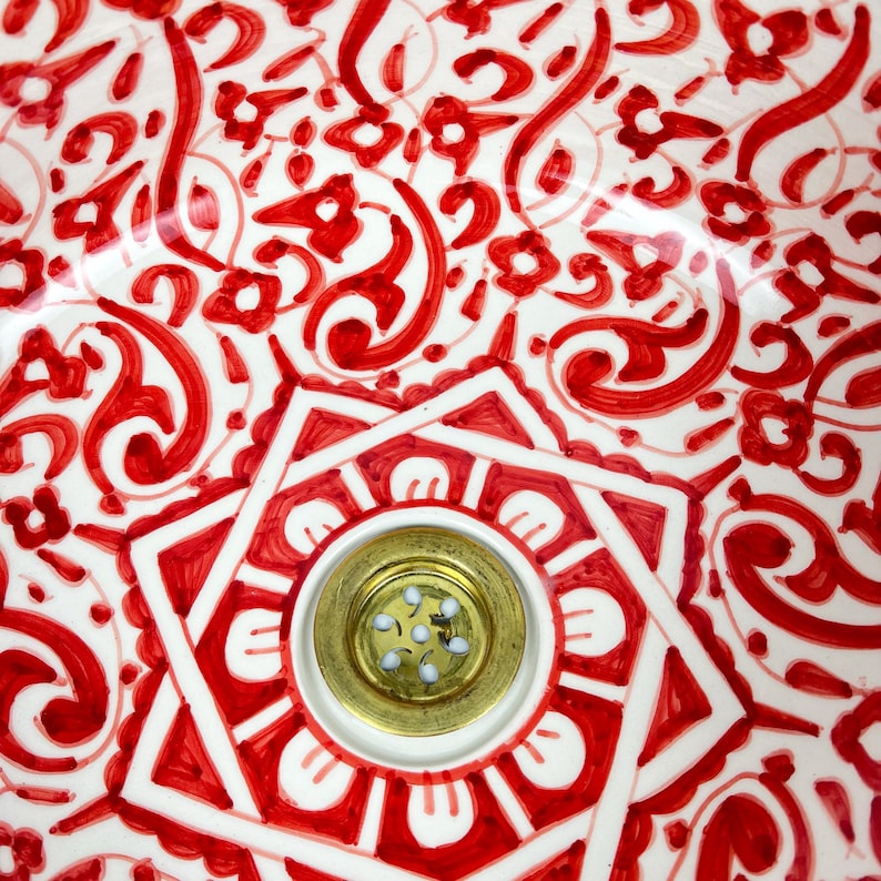 Vasque Marocaine en céramique de style oriental #306