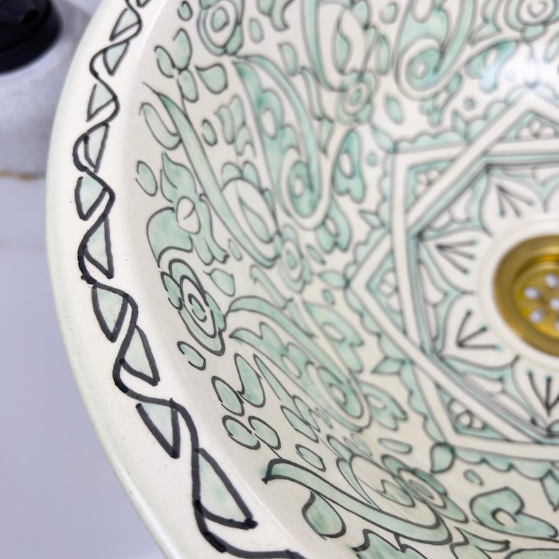 Vasque Marocaine en céramique de style oriental #300