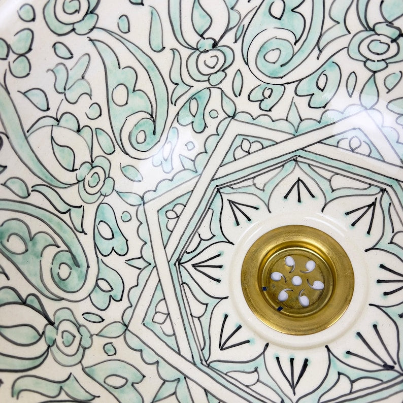 Vasque Marocaine en céramique de style oriental #300