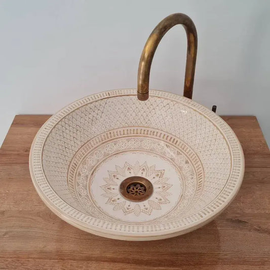 Vasque Marocaine en céramique de style oriental #330 B