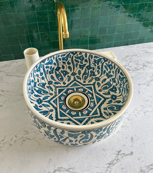 Vasque Marocaine en céramique de style oriental #1