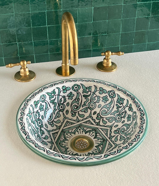 Vasque Marocaine en céramique de style oriental #35