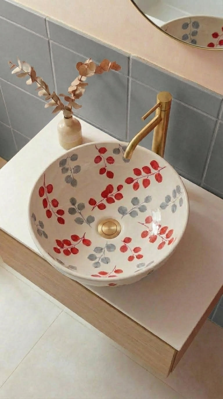 Vasque Marocaine en céramique de style moderne #370C