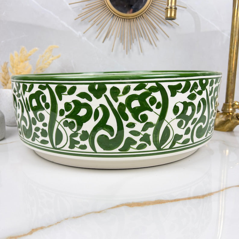 Vasque Marocaine en céramique de style oriental #297