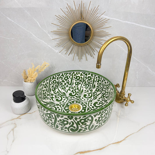 Vasque Marocaine en céramique de style oriental #297