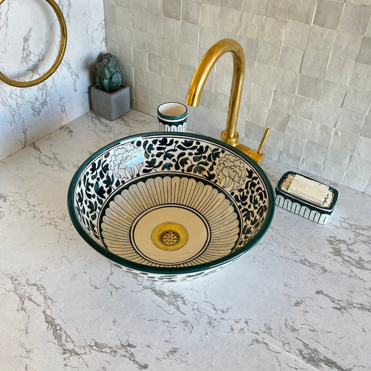 Vasque Marocaine en céramique de style oriental #27