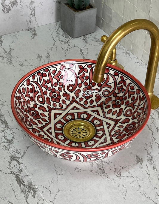 Vasque Marocaine en céramique de style oriental #3