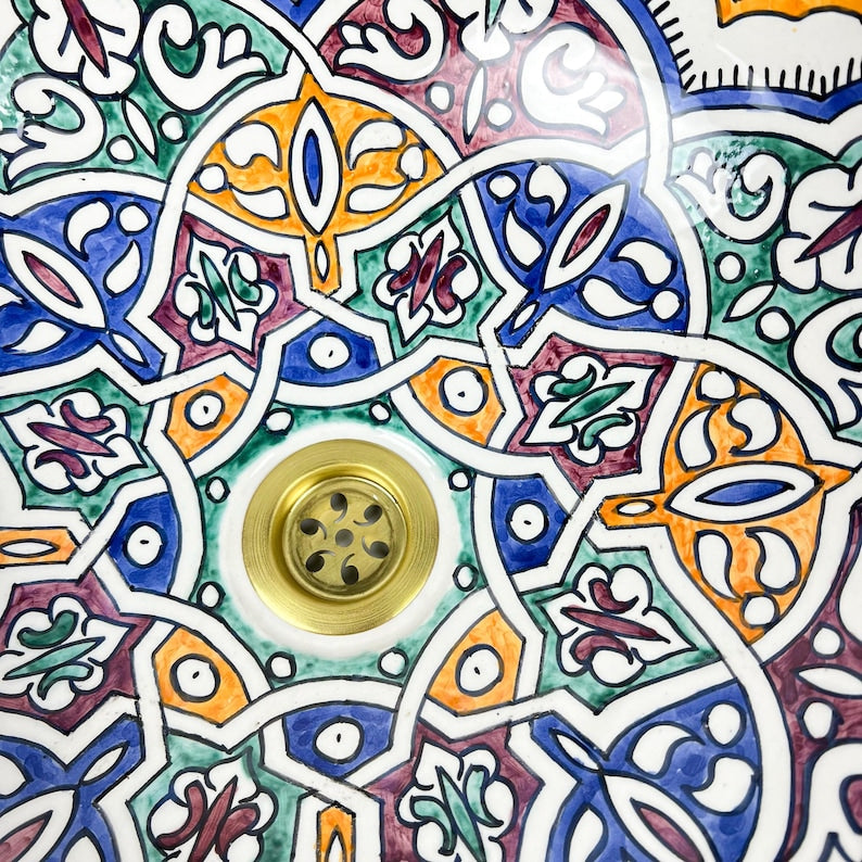 Vasque Marocaine en céramique de style oriental #270