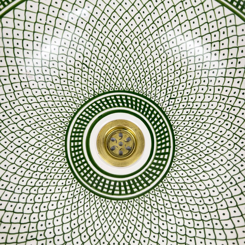 Vasque Marocaine en céramique de style oriental #298