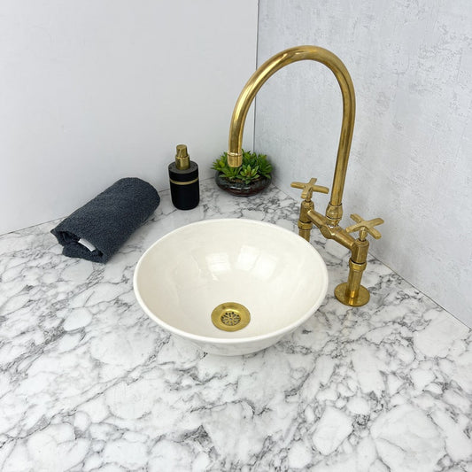 Marokkanisches Keramikwaschbecken im orientalischen Stil #148 