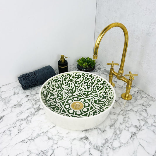 Vasque Marocaine en céramique de style oriental #117
