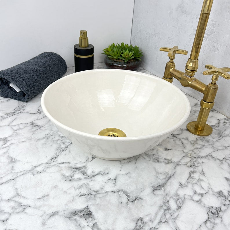 Marokkanisches Keramikwaschbecken im orientalischen Stil #148 