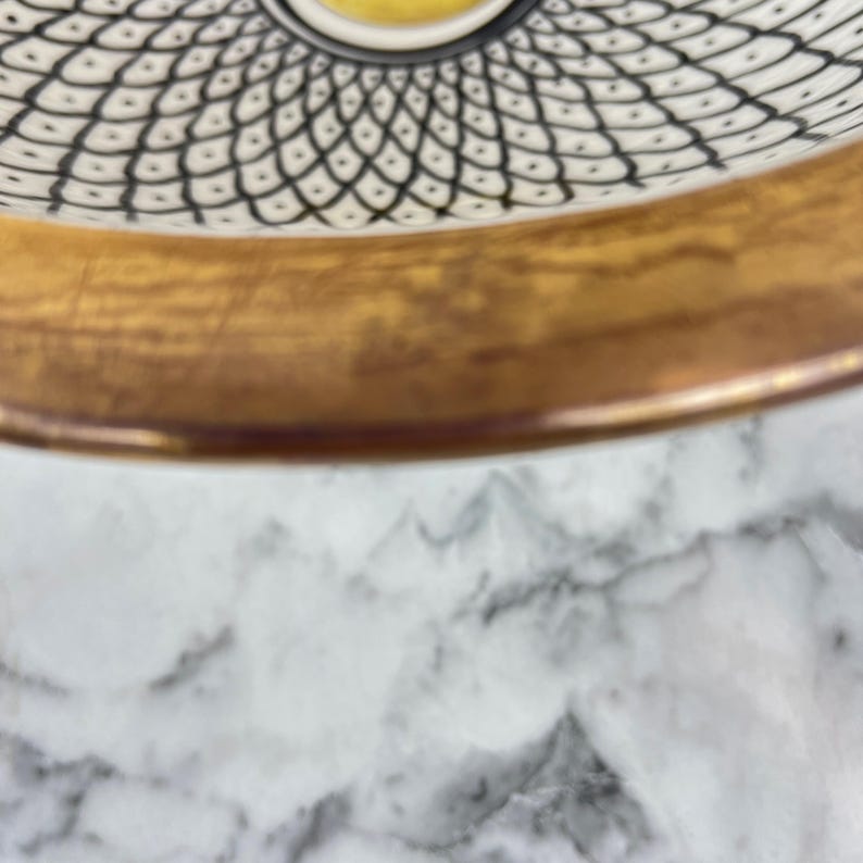 Moroccan Sink with brass rim #54