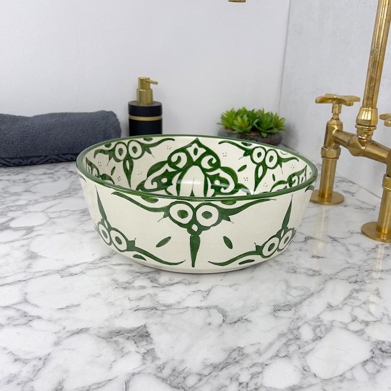 Vasque Marocaine en céramique de style oriental #60