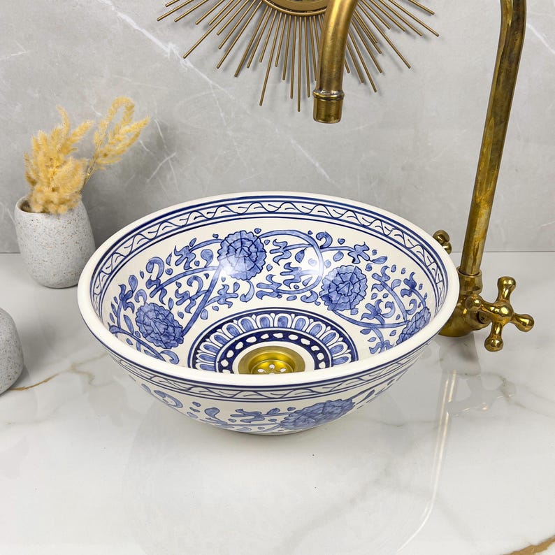 Vasque Marocaine en céramique de style oriental #305