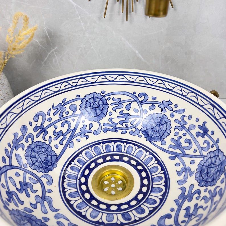 Vasque Marocaine en céramique de style oriental #305