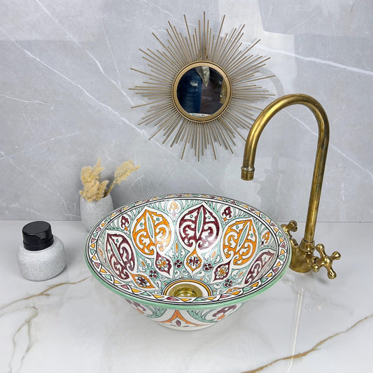 Vasque Marocaine en céramique de style oriental #302