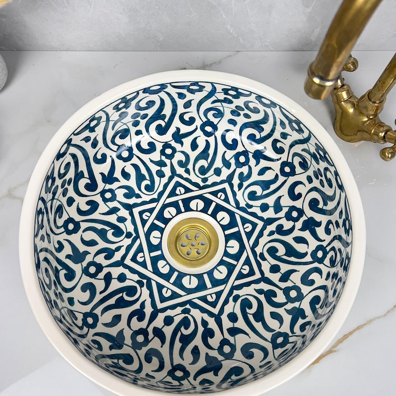Vasque Marocaine en céramique de style oriental #278