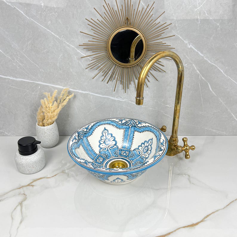 Vasque Marocaine en céramique de style oriental #310