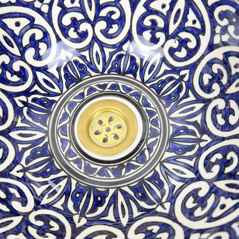 Vasque Marocaine en céramique de style oriental #258