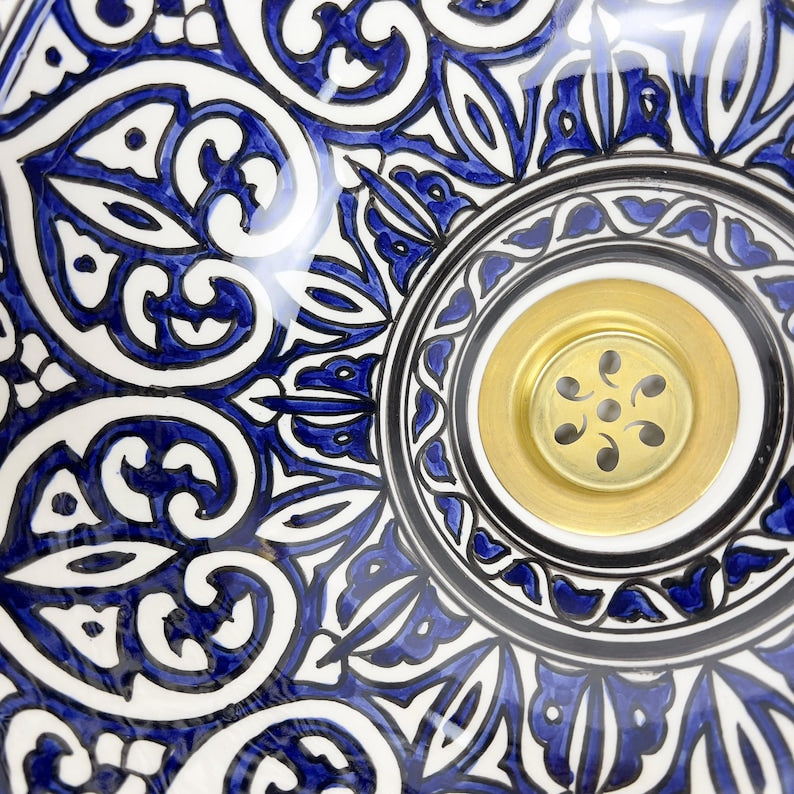 Vasque Marocaine en céramique de style oriental #258