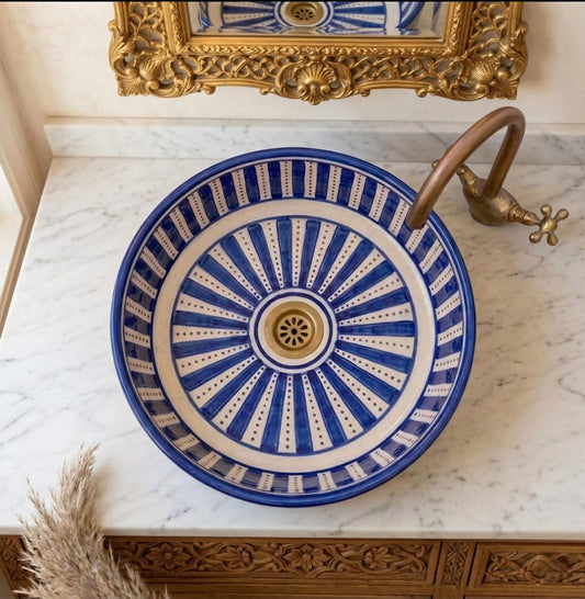 Vasque Marocaine en céramique de style oriental #339