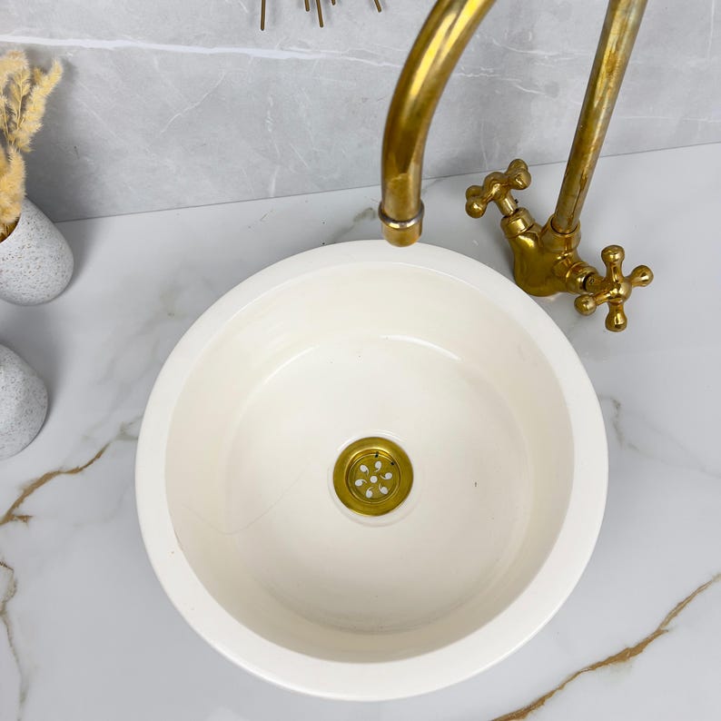 Marokkanisches Keramikwaschbecken im orientalischen Stil #239