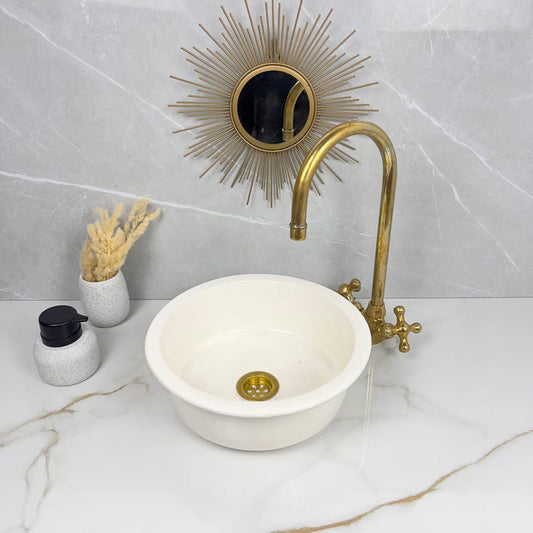 Marokkanisches Keramikwaschbecken im orientalischen Stil #239