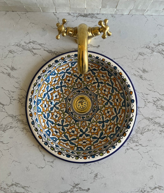 Vasque Marocaine en céramique de style oriental #29