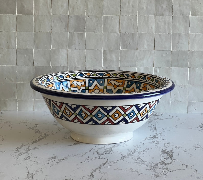 Vasque Marocaine en céramique de style oriental #29