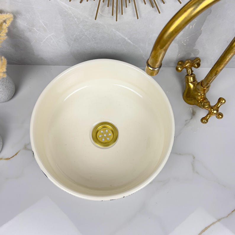 Marokkanisches Keramikwaschbecken im orientalischen Stil #276