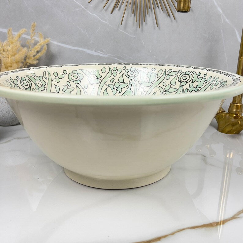 Vasque Marocaine en céramique de style oriental #300