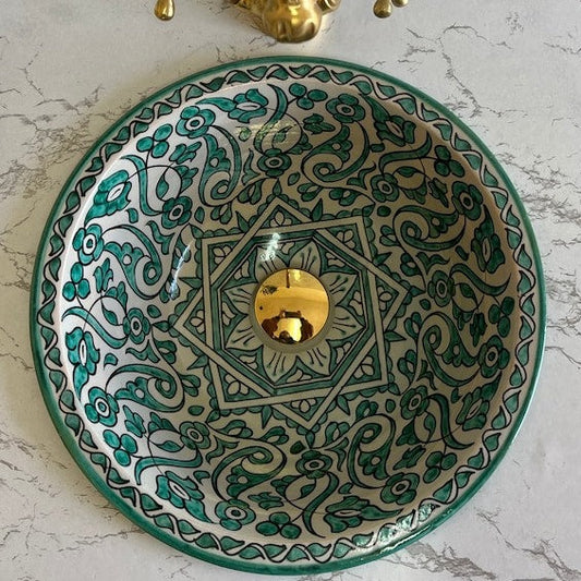 Vasque Marocaine en céramique de style oriental #30