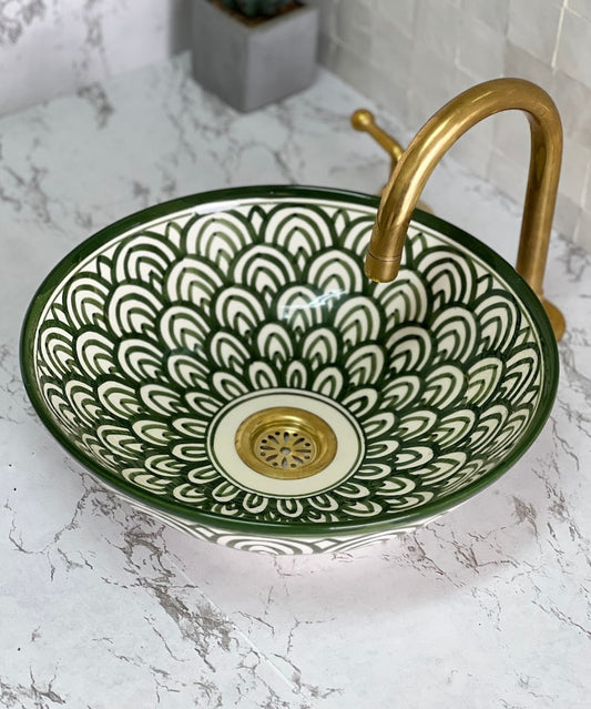 Vasque Marocaine en céramique de style oriental #15
