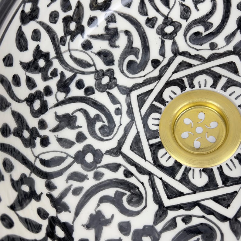 Vasque Marocaine en céramique de style oriental #273
