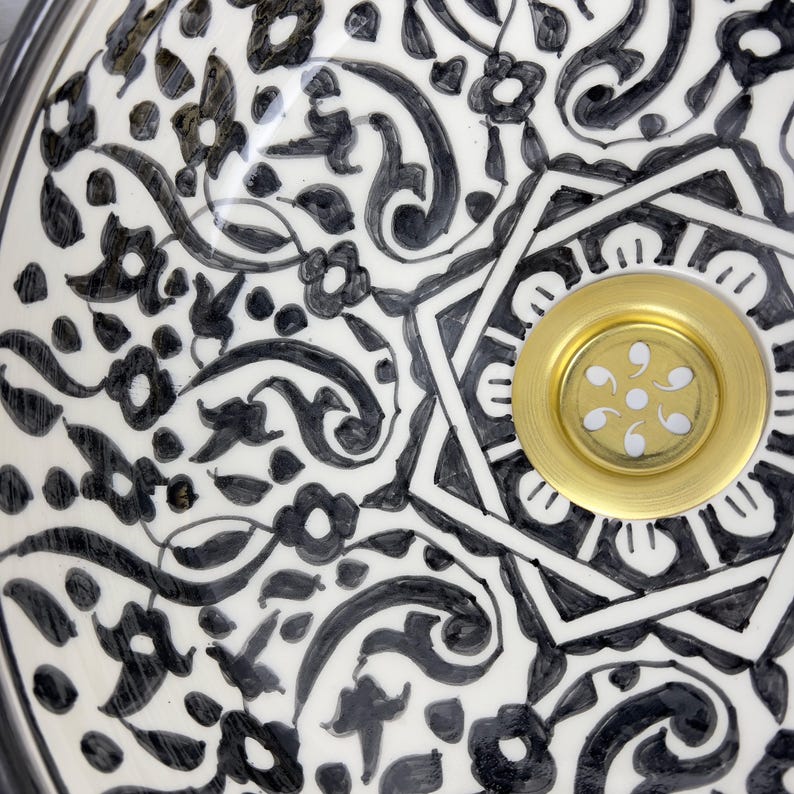 Vasque Marocaine en céramique de style oriental #273