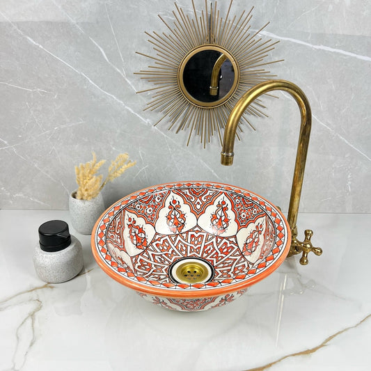 Vasque Marocaine en céramique de style oriental #301